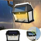 Triple Bulb Solar Wall Lamp