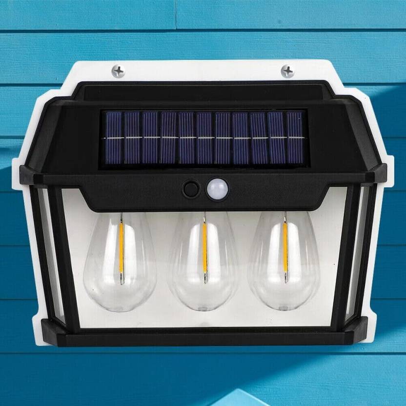 Triple Bulb Solar Wall Lamp