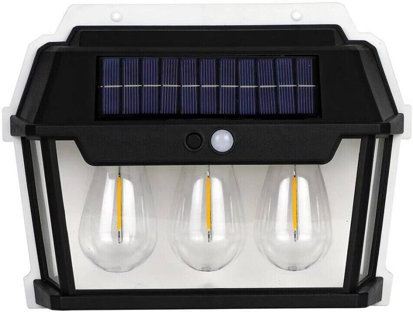 Triple Bulb Solar Wall Lamp