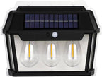 Triple Bulb Solar Wall Lamp