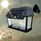 Triple Bulb Solar Wall Lamp