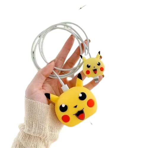 Charger Case and Cable Protector for iPhone (Pikachu)