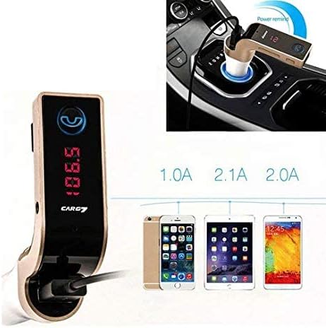 Car G7 4-in-1 LED Bluetooth FM Transmitter Kit MP3 Music Player Radio Adapter With USB Charger