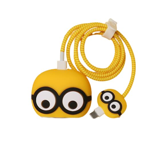Charger Case and Cable Protector for iPhone (Minion)