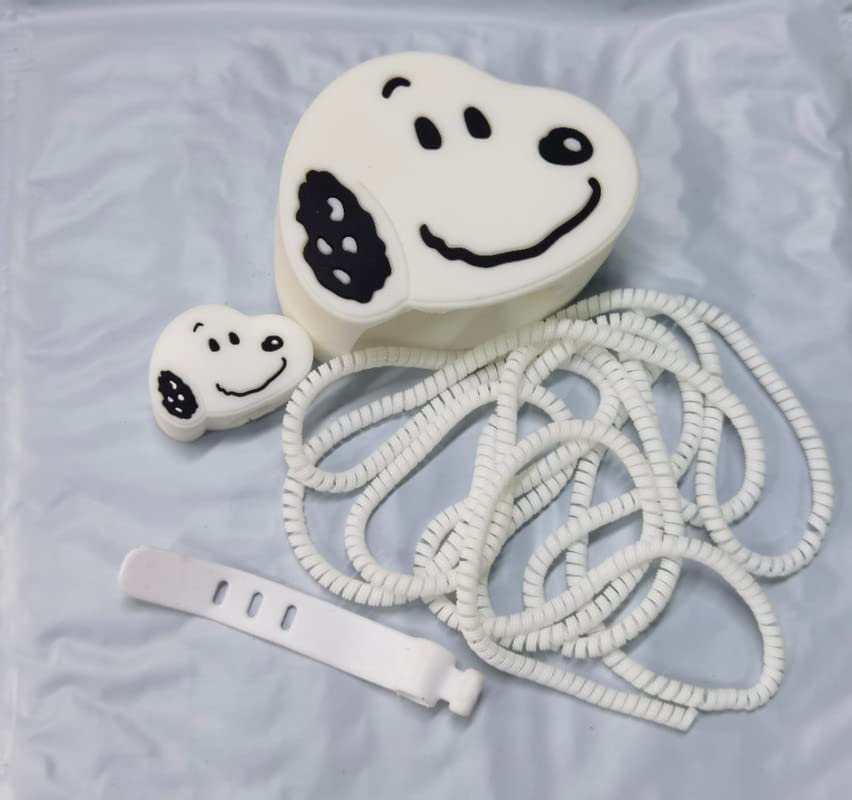 Charger Case and Cable Protector for iPhone (Snoopy)