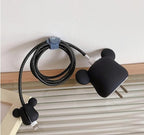 Charger Case and Cable Protector for iPhone (Bear Brick Black)