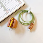 Charger Case and Cable Protector for iPhone (Hot Dog )