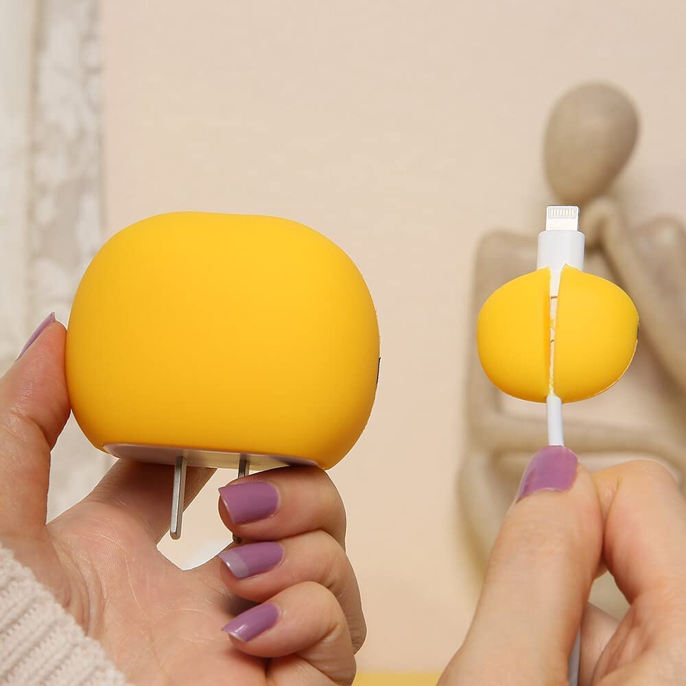 Charger Case and Cable Protector for iPhone (Minion)