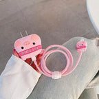 3D Cute Cartoon Series Fast Charger Protector for iPhone 18W 20W FOR iPhone