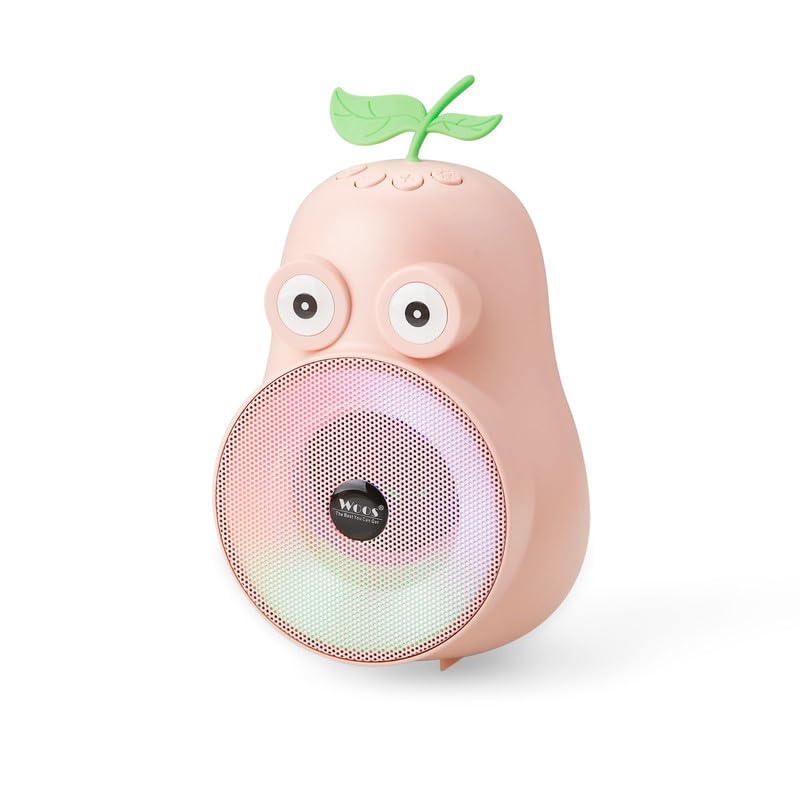 3D Sound Pear-Shaped Bluetooth Speaker with RGB Light, Super Bass, 5W Output | Stylish Design Mini Home Theater