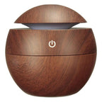 Wooden Cool Mist Oil Diffuser Aroma Colorful Change air Humidifier