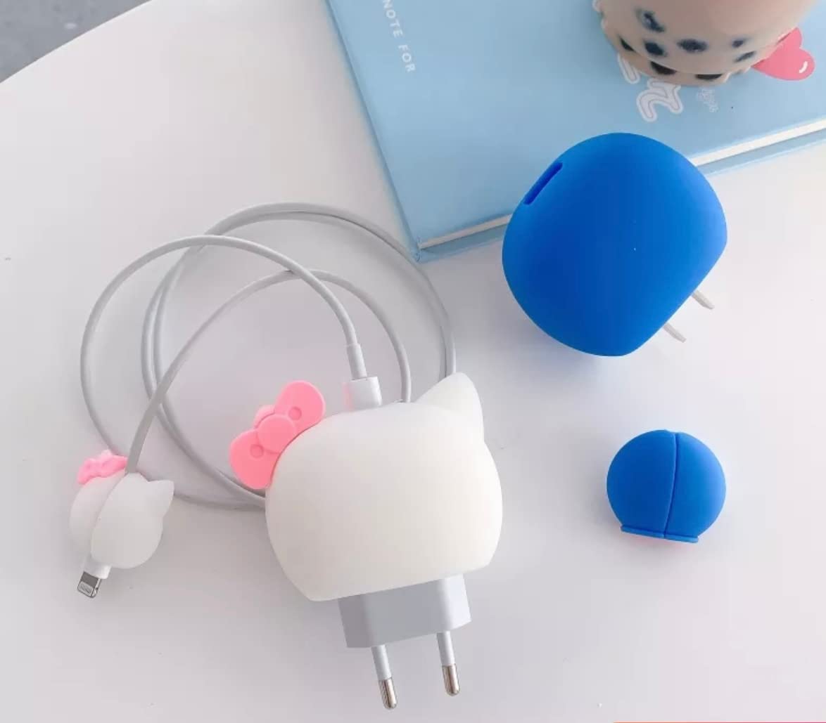 Charger Case and Cable Protector for iPhone (hello kitty )
