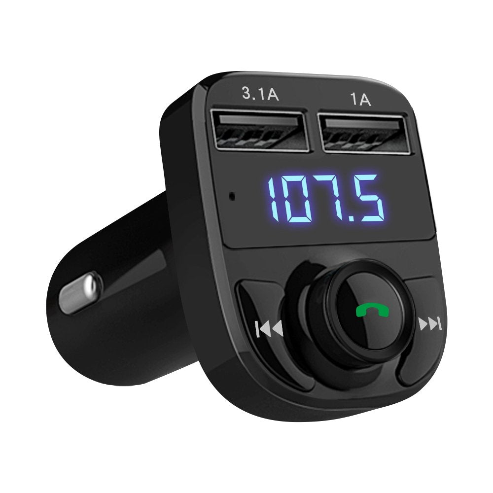 Handsfree Call Car Charger,Wireless Bluetooth FM Transmitter Radio Receiver
