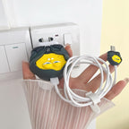 Charger Case and Cable Protector for iPhone (SpongeBob )