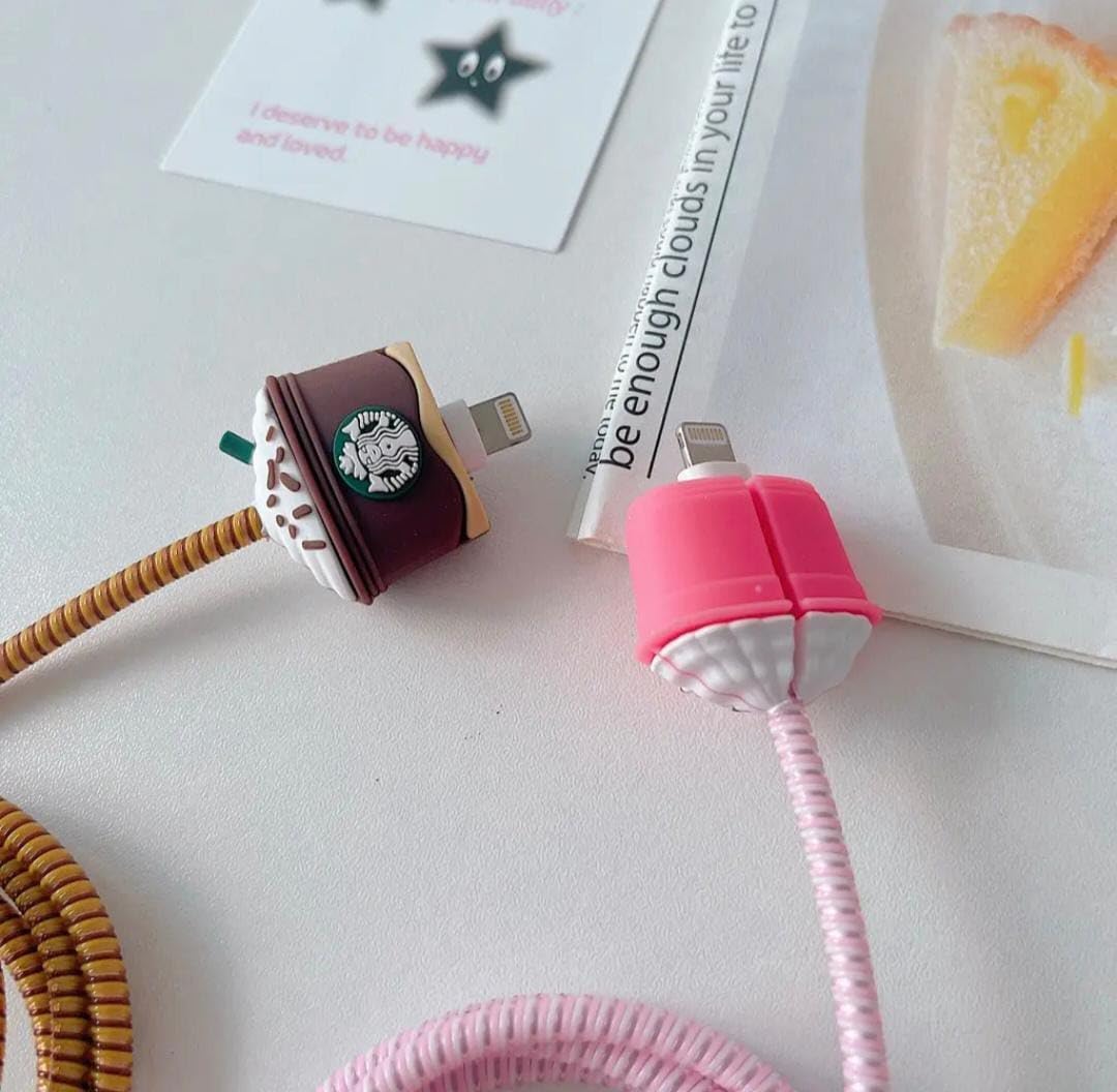 Charger Case and Cable Protector for iPhone (Sanrio Cinnamoroll )