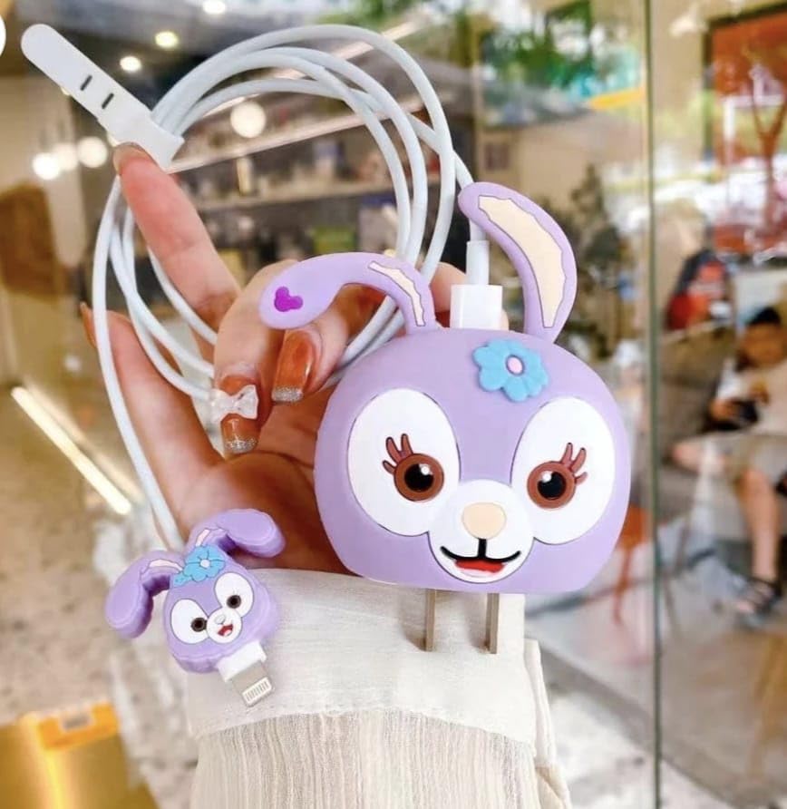 Charger Case and Cable Protector for iPhone (Stella Lou)