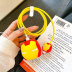 Charger Case and Cable Protector for iPhone (ironman)