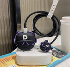 Charger Case and Cable Protector for iPhone (Hip-Hop Bulldog )