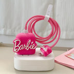 Charger Case and Cable Protector for iPhone (Barbie)