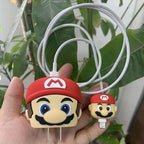 Charger Case and Cable Protector for iPhone (Super Mario)