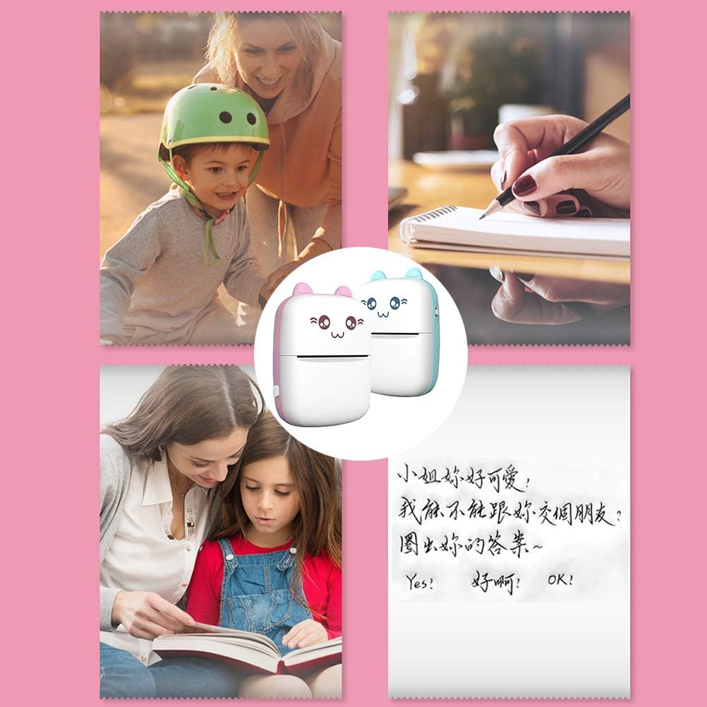 Cartoon Cat Shape Portable Instant Bluetooth Wireless Thermal Printer