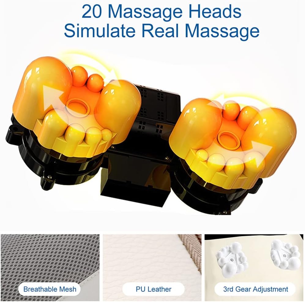 Neck and Lumbar Massager Pillow