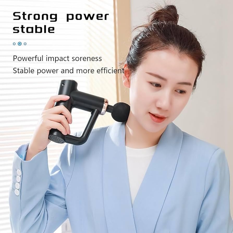 6 Pro Plus Electric Handheld Wireless Full Body Massage Gun Machine With 6 Variable Speed Settings