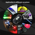 RGB Blinking Lights pack of 4 for all Vehicles