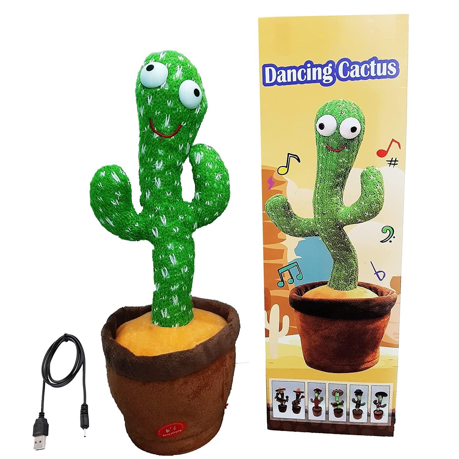 Generic Curiosity Click Talking Cactus for Kids