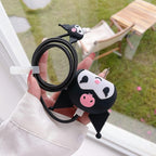 Charger Case and Cable Protector for iPhone (Kuromi)