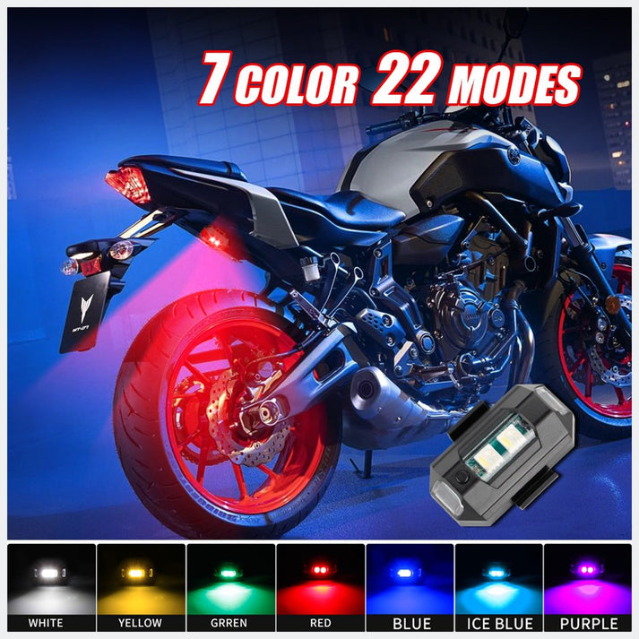 RGB Blinking Lights pack of 4 for all Vehicles