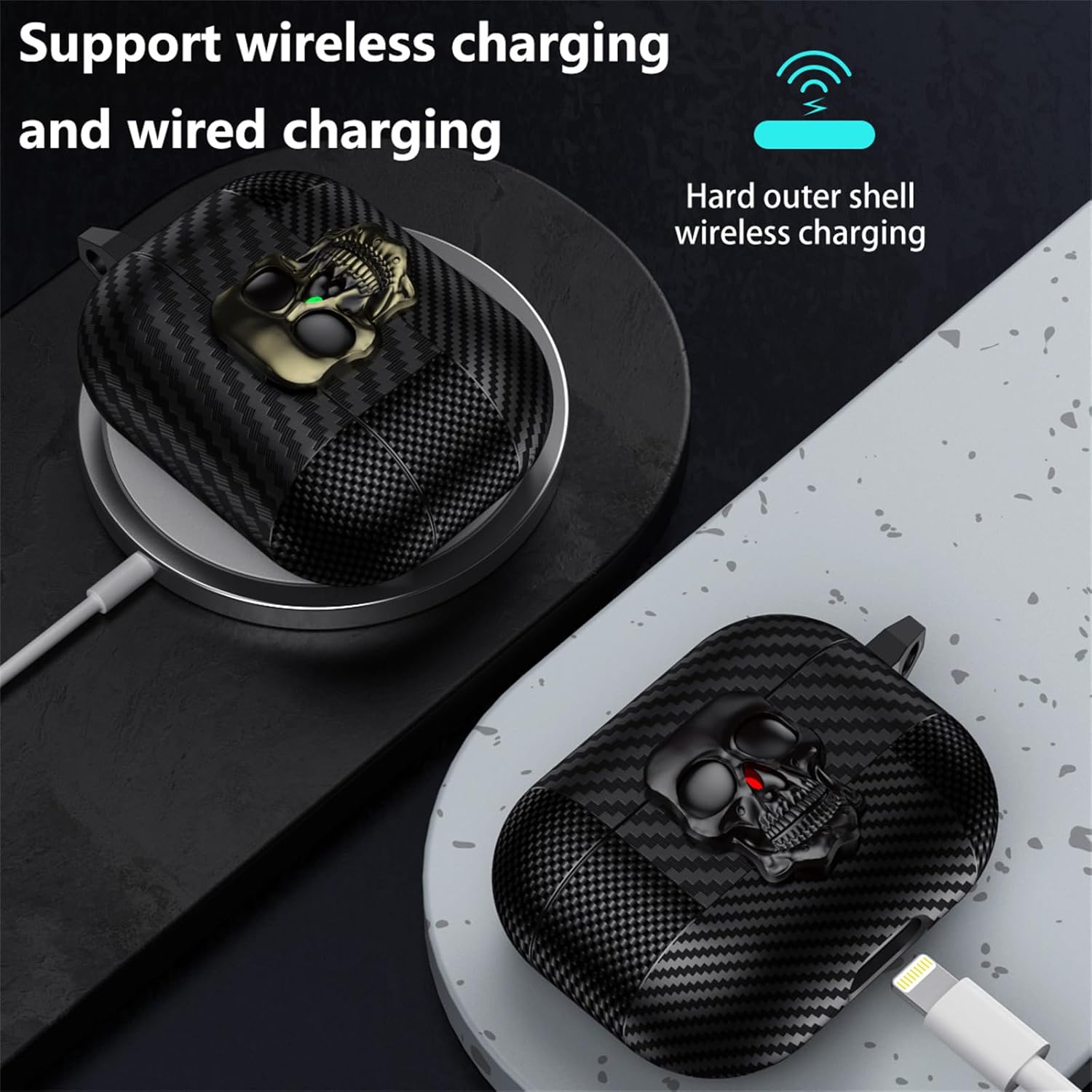 Carbon Fibre Case Compatible for AirPods