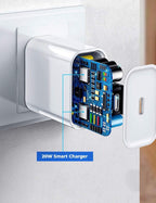 20W USB‑C Adapter With USB-C to USB-C Cable (With 6 month Warranty)