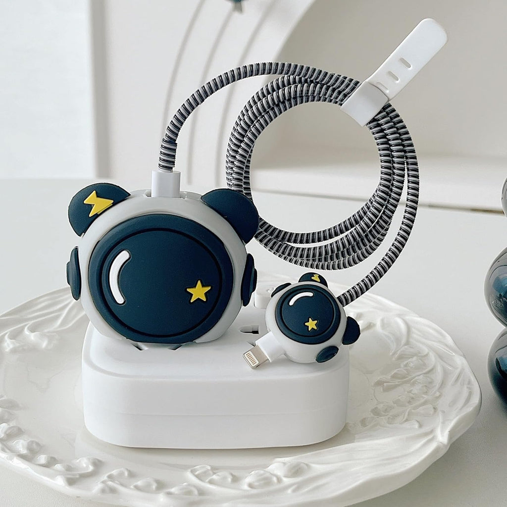 Charger Case and Cable Protector for iPhone (Astronaut II )