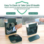 Mine  air Cooler conditioner Water Cooling Fan RGB Lightings Indoor With Perfume