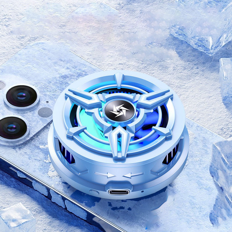 Metallic Quickly Cooling Fan Silent Semiconductor