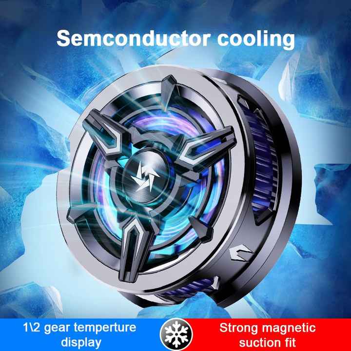 Metallic Quickly Cooling Fan Silent Semiconductor