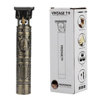 Professional Hair Clipper T9 Vantage Electric Rechargeable Buddha Hair Trimmer Salon Barber Hair Cutting Shaving Machine