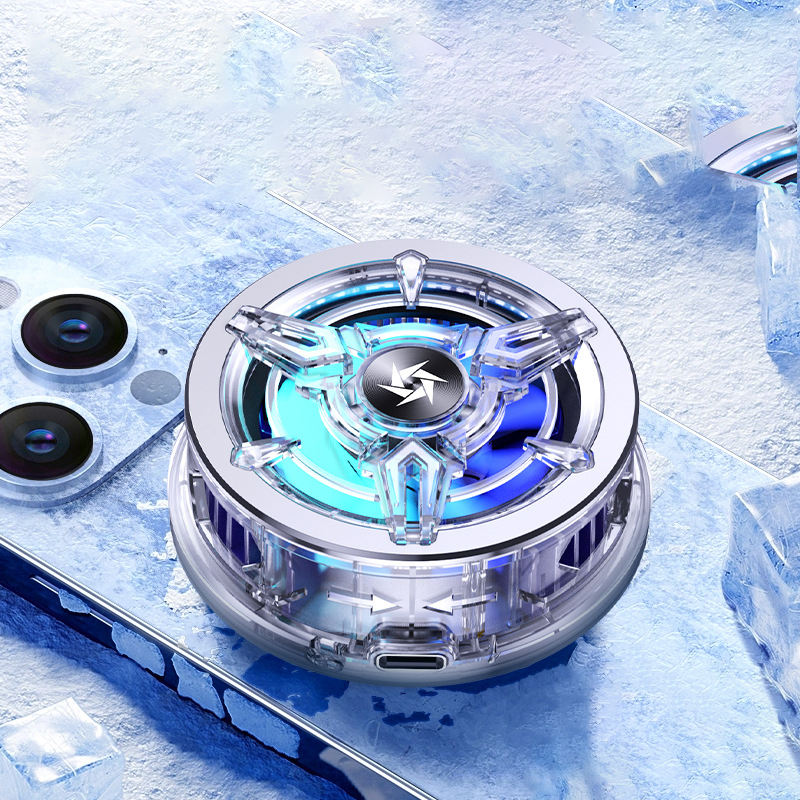 Metallic Quickly Cooling Fan Silent Semiconductor