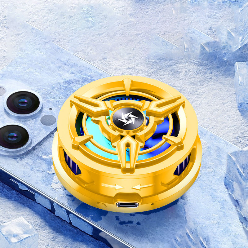 Metallic Quickly Cooling Fan Silent Semiconductor