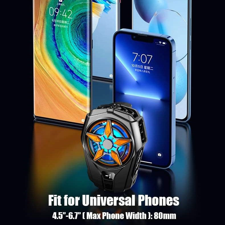 Smartphone Gaming Radiator With Fan Mobile Phone Radiator Game Cooler Fan for Smartphone