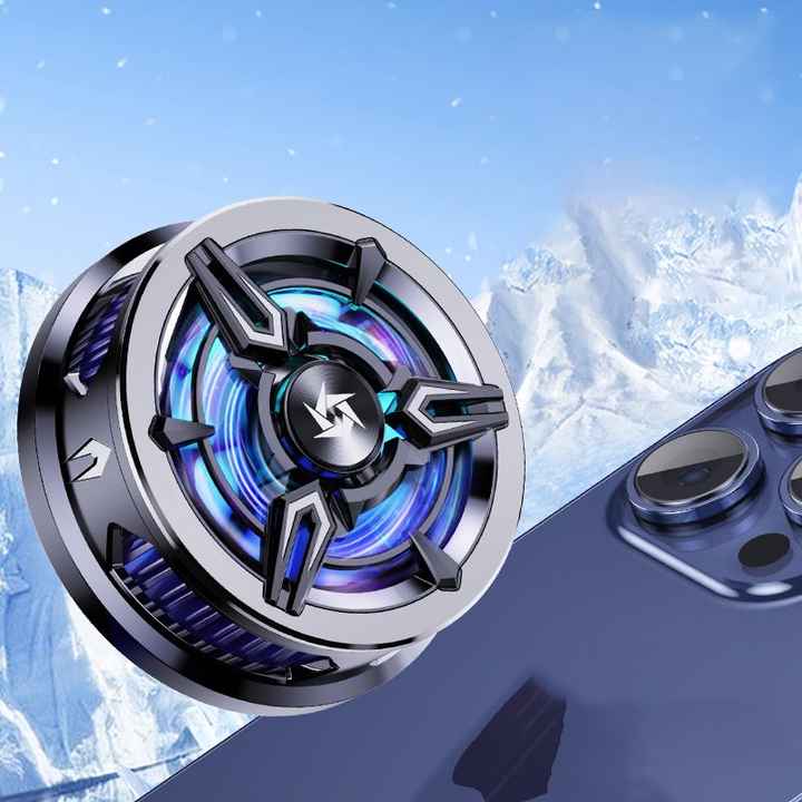 Metallic Quickly Cooling Fan Silent Semiconductor